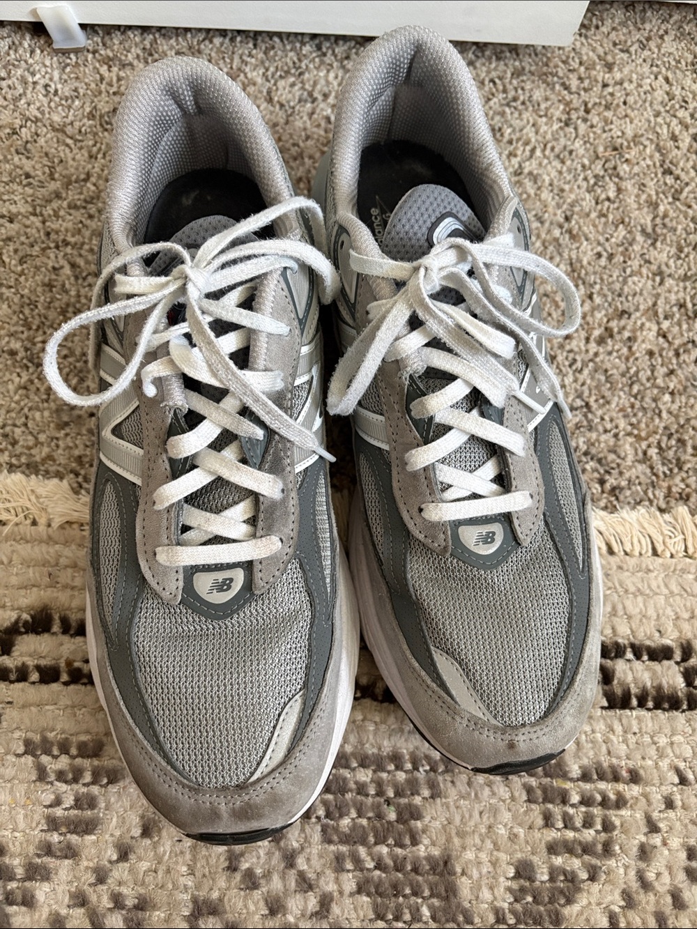New Balance 990v6 Running Shoes Men's 11.5 2A Grey Made in USA M990GL6 - Picture 2 of 8